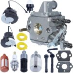 Pour stihl ms192 ms192t ms192tc pour la trononneuse kit de carburateur 1137 120 0651 remplacer le zama ...