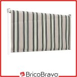 Store banne vertical - store banne - l200 x h250 cm - rouleau plafond balcon ray� vert