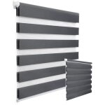 Store double � enrouleur avec cassette store duo / store � enrouleur lat�ral rayures transparentes et ...