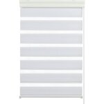 Store double � enrouleur avec cassette store duo / store � enrouleur lat�ral rayures transparentes et ...