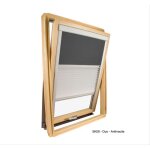 Store duo compatible velux � pour dimension sk08 - gris anthracite