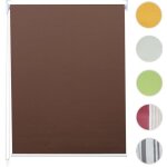 Store  enrouleur - hwc - d52 - opaque - 60 x 230 cm - marron - mcanisme  chane