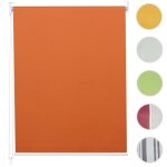 Store � enrouleur pour fen�tres hwc - d52 avec cha�ne avec per�age isolation opaque 80 x 160 ~ orange ...