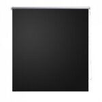 Store enrouleur noir occultant 80 x 175 cm fen�tre rideau pare - vue volet roulant 4102008