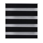 Store enrouleur noir tamisant 80 x 150 cm fen�tre rideau pare - vue volet roulant 4102094