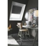 Store enrouleur occultant de toit gris anthracite encadrement l78cm x h98cm - madeco Store enrouleur occultant de toit gris anthracite encadrement l78cm x h98cm - madeco