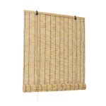 Store de fen�tre en bambou avec enroulement manuel protection vie priv�e et brise - vue - longueur 100 ...