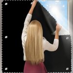 Store pour fenetre de toit pour lucarnes s06 et 606 - (96�93cm) store occultant sans percage pour fenetre ...