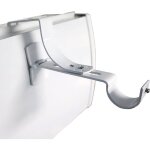 Store menuiserie 2. 0 lot de 2 supports de tringle � rideaux geko blanc r�sistant sans per�age pour coffre ...