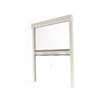 Store moustiquaire recoupable - avosdim - luxe - aluminium - blanc - 150x220cm