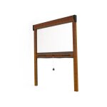 Store moustiquaire recoupable - avosdim - luxe - aluminium - ch�ne d�r� - 125x220cm