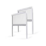 Store moustiquaire - avosdim - recoupable alu - l80 x h130 cm - blanc - int�rieur
