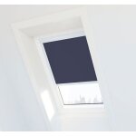Store occultant pour fenêtre de toit velux ® - ossature blanche - compatible code dimension ck02 - bleu ... Store occultant pour fenêtre de toit velux ® - ossature blanche - compatible code dimension ck02 - bleu ...