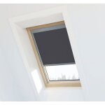 Store occultant pour fenêtre de toit velux ® - ossature blanche - compatible code dimension sk08 - gris ... Store occultant pour fenêtre de toit velux ® - ossature blanche - compatible code dimension sk08 - gris ...