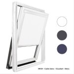 Store occultant ossature blanche compatible velux � pour dimension mk04 - blanc