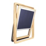 Store occultant pour fenêtre de toit roto ® - pour vitrage h 835 x 60 cm - bleu Store occultant pour fenêtre de toit roto ® - pour vitrage h 835 x 60 cm - bleu