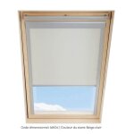 Store occultant solstro beige compatible avec velux ggl mk04 ggu mk04 gpl mk04 gpu mk04