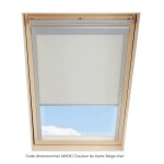 Store occultant solstro beige compatible avec velux ggl mk08 ggu mk08 gpl mk08 gpu mk08