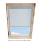 Store occultant solstro blanc compatible avec velux ggl mk04 ggu mk04 gpl mk04 gpu mk04