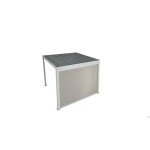 Store pour pergola bioclimatique evora pour evora 6x36 m argile - hesp�ride