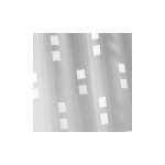 Store  remonter voilage en organza carrs blanc 60x140 cm