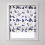 Store romain enrouleur - hongya - motif animaux marins - 100 x 140 cm - tissu 100% polyester - tamisant ...