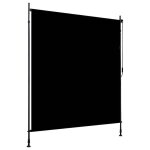 Store roulant dext�rieur - store vertical � manivelle - 200 x 270 cm - anthracite - anti - uv