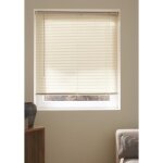 Store vnitien uni en pvc - beige - 100 x 175 cm