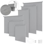 Store vertical - paravent ext�rieur - 140x240cm - gris - toile imperm�able - protection solaire