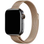 Stravo bracelet milanais fin pour apple watch 42 / 41 / 40 / 38 mm (s�ries 1?11 se 1?3) ? fermeture magn�tique ...