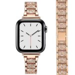 Stravo luxe narrow diamond bracelet ? apple watch 49 / 46 / 45 / 44 / 42 mm se 1 - 3 / s�rie 11 - 1 / ...