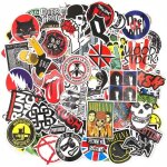 Street autocollants rock and roll stickers punk mtal guitare rtrovintage autocollants vinyle stickers ...
