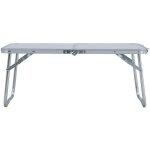 [style campagne] 95178 table de camping pliabletable de pique - nique table dextrieur - blanc aluminium ...