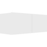 [style campagne] - meuble hi - fi - banc tv meuble tv - blanc 80x30x30 cm agglom�r�