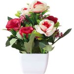 Style europen th rose pot de fleur artificielle bonsa jardin table dcor de chambre d65