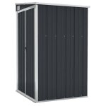 Style minimaliste - cabanes & abris de jardin - remise de jardin - murale anthracite 118x100x178 cm acier ...