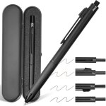 Stylo 4 - en - 1 multi - couleurs porte - mine - 3 pointes fines stylo bille et m�canique 05 mm - inclut ...