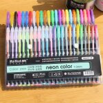 Stylo 48 couleurs gel stylos set paillettes m�talliques stylos pour enfants dessin - 320