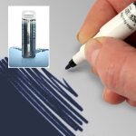 Stylo alimentaire double mine noire noir Stylo alimentaire double mine noire noir