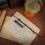 Stylo baguette de albus dumbledore - rplique authentique harry potter