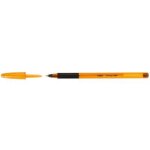 Stylo bic - orange - grip - pointe fine - noir