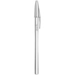 Stylo à bille - bic - 207063 - cristal argenté - pointe moyenne - encre noire Stylo à bille - bic - 207063 - cristal argenté - pointe moyenne - encre noire