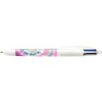 Stylo bille - bic - 4 couleurs tie and dye - pointe moyenne - rechargeable - mixte Stylo bille - bic - 4 couleurs tie and dye - pointe moyenne - rechargeable - mixte