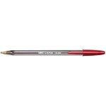 Stylo bille - bic - cristal large - encre rouge - lot de 50