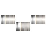 Stylo  bille - bic - cristal large - pointe large 16 mm - couleur noir - lot de 30