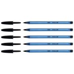 Stylo bille - bic - cristal soft - pointe moyenne 12 mm - encre noire - lot de 5