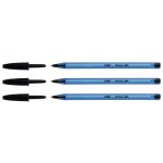 Stylo bille - bic - cristal soft - pointe moyenne 12 mm - encre noire - lot de 3