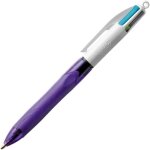 Stylo bille bic grip fashion 4 couleurs - rétractable Stylo bille bic grip fashion 4 couleurs - rétractable