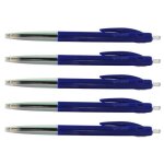 Stylos bille - bic - m10 clic - pointe moyenne 1 mm - encre bleue Stylos bille - bic - m10 clic - pointe moyenne 1 mm - encre bleue