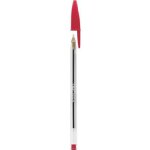Stylo  bille - bic - cristal mdium - rouge - pointe moyenne - non rechargeable